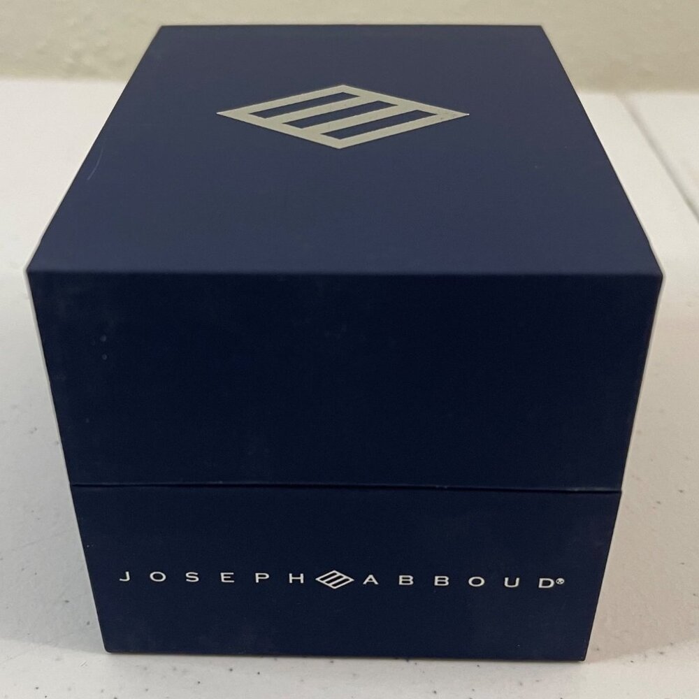 Joseph Abboud Silver/Gold-Tone White Dial Mens Watch In Original Box, New - Picture 3 of 14